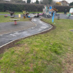 Footpath Surfacing and Edgings In Playground