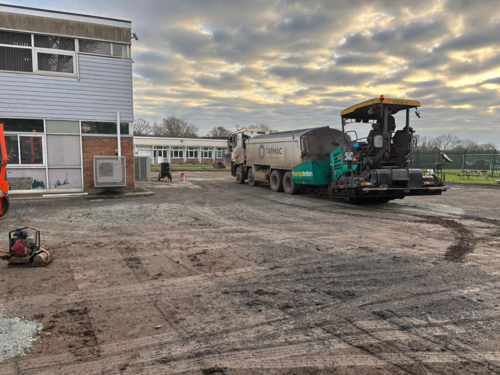 Playground resurfacing for local schools
