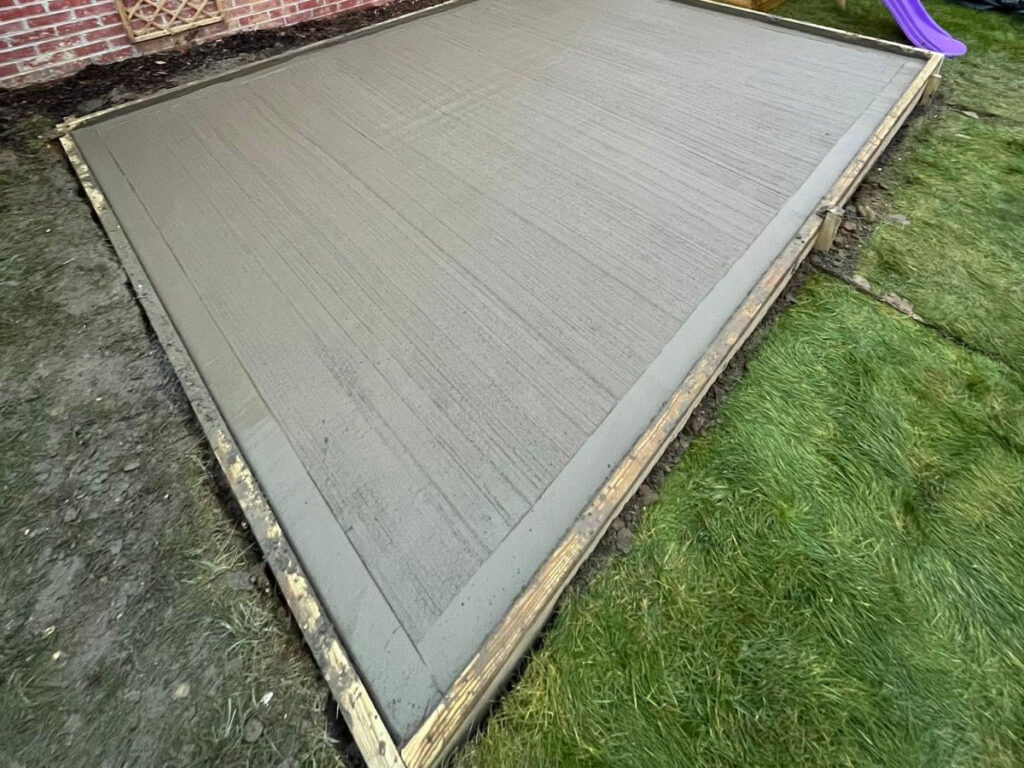 Concrete Shed Base Installation In London