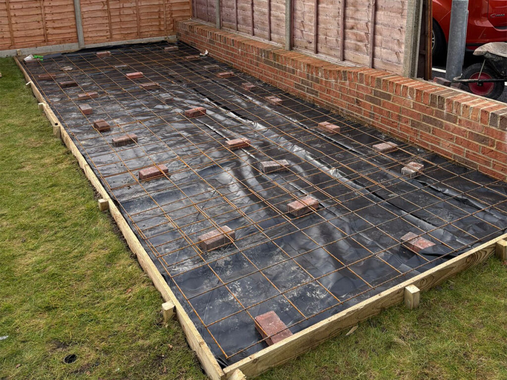 Steel Reinforcement Ready For Concrete Services Essex