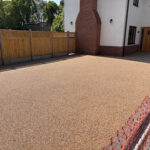 Autumn Gold Resin Bound Gravel Drive