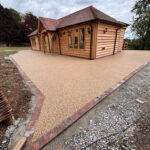 Resin Bound Gravel Around Lovely Garden Outbuilding