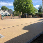 Resin Driveway Installation At Large House