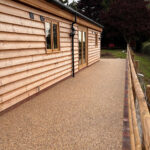 Resin Path To Rear Of Garden Building