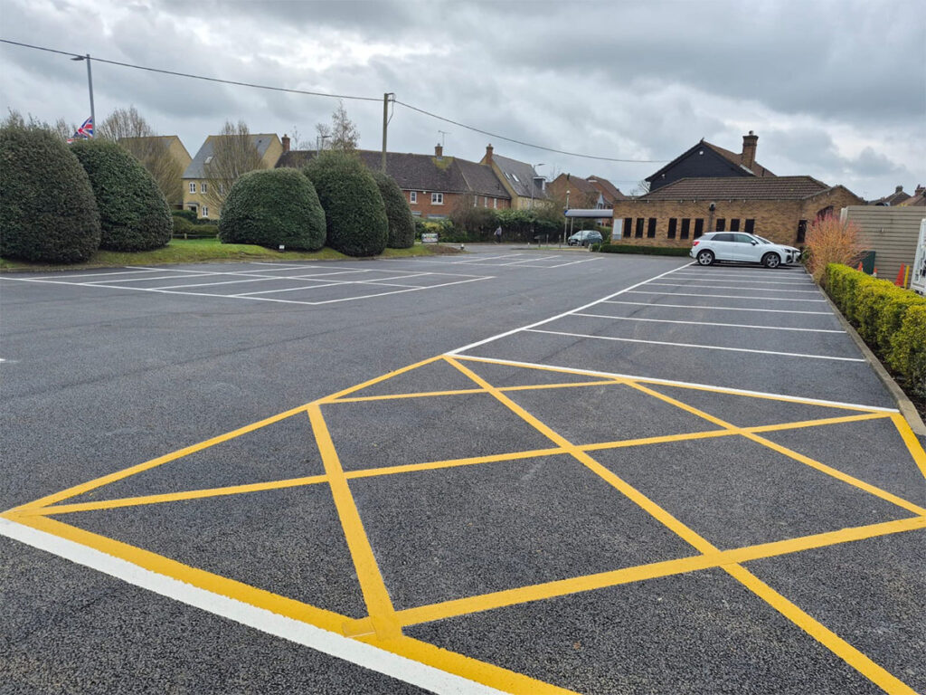 Car Park Resurfacing Ongar With Thermoplastic Line Marking
