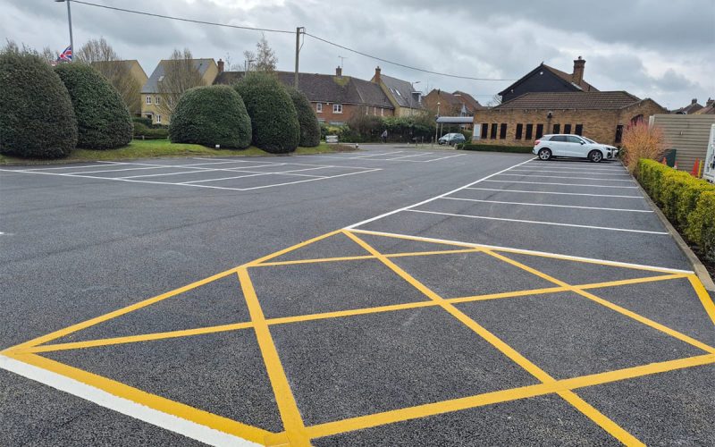 Car Park Resurfacing Ongar With Thermoplastic Line Marking