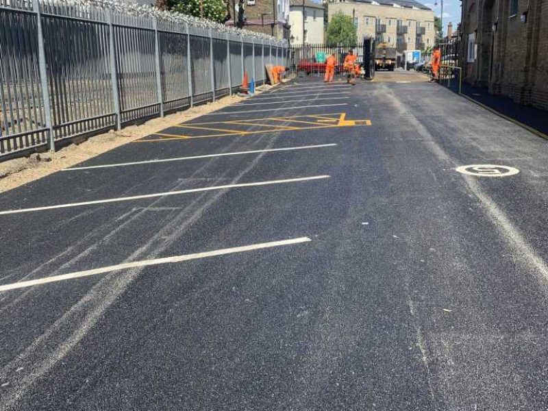 Car Park Surfacing And Thermoplastic Lining In London