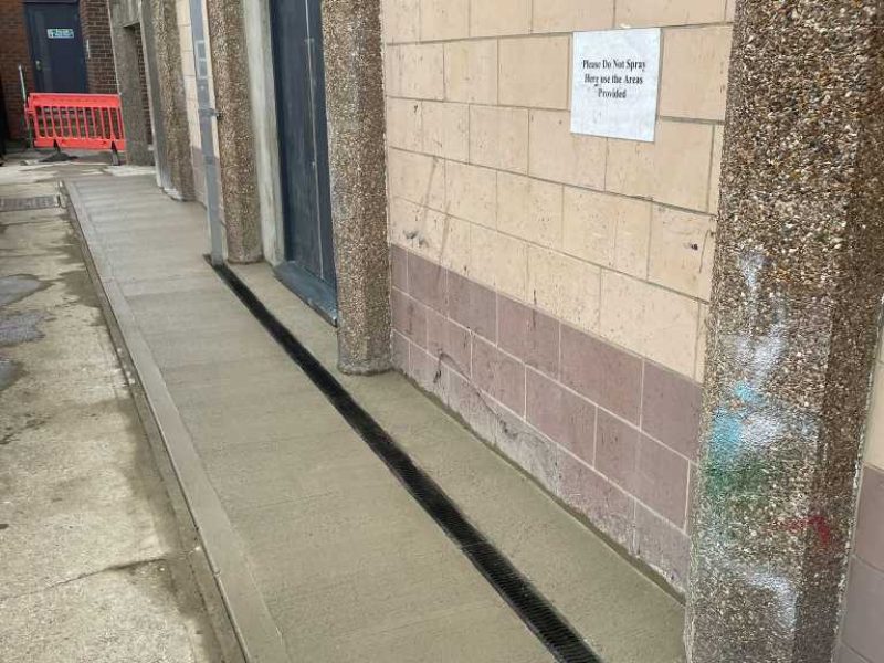 Concrete and ACO Drains Install